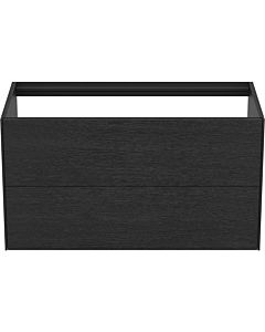 Ideal Standard vasque Conca T4357Y4 sans plan vasque, 2 tiroirs, 100x50,5x54 cm, plaqué chêne flammé