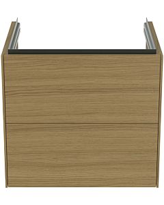 Ideal Standard Conca Waschtisch-Unterschrank T4573Y6 60x50x55cm, 2 Auszüge, Eiche hell Furnier