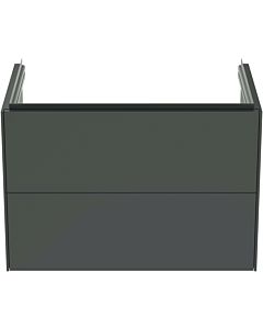 Ideal Standard Conca vanity unit T4574Y2 80x50x55cm, 2 drawers, matt anthracite lacquered