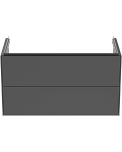 Ideal Standard Conca vanity unit T4575Y2 100x50x55cm, 2 drawers, matt anthracite lacquered