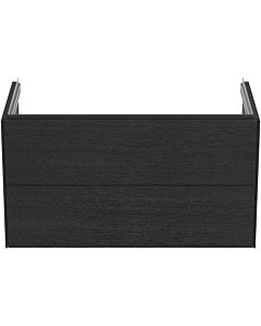 Ideal Standard Conca Waschtisch-Unterschrank T4575Y4 100x50x55cm, 2 Auszüge, Eiche geflammt Furnier