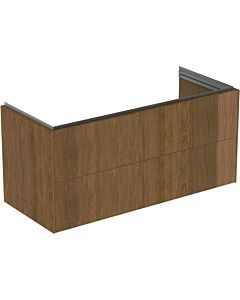 Ideal Standard Conca Waschtisch-Unterschrank T4576Y5 120x50x55cm, 2 Auszüge, Walnuss dunkel Furnier