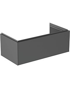 Ideal Standard Conca meuble sous-vasque T4579Y2 100x50x55cm, 2000 coulissant, laqué anthracite mat