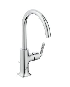 Ideal Standard Joy Neo Waschtisch-Einhebelmischer BD149AA Ausladung 169mm, mit Metall-Ablaufgarnitur, verchromt