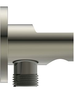 Ideal Standard Idealrain Atelier wall connection elbow BC807GN with shower holder, UP G1 / 2, round, Silver Storm