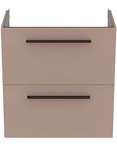Ideal Standard i.life S furniture vanity unit T5293NH 2 drawers, 60 x 37.5 x 63 cm, matt carbon grey