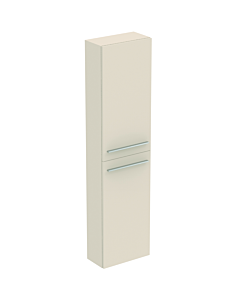 Ideal Standard i.life Armoire haute S T5288NF 2 portes, 40 x 21 x 160 cm, beige sable mat