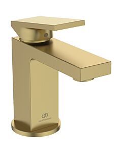 Robinet de lavabo Ideal Standard Piccolo Extra BD503A2 64x154x153 mm, sans bonde, saillie 100 mm, or brossé