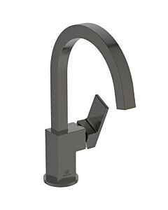 Ideal Standard Extra single-lever basin mixer BD505A5 90x221x307 mm, high spout, without waste fitting, magnetic grey
