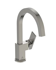 Ideal Standard Extra Waschtischarmatur BD505GN 90x221x307 mm, hoher Auslauf, ohne Ablaufgarnitur, silver storm