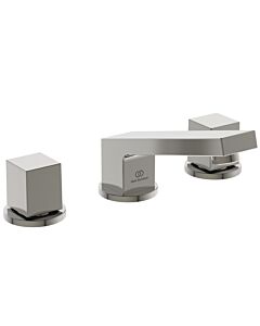 Ideal Standard Extra 3-hole basin mixer tap BD508GN 225x200x98 mm, with waste fitting, projection 140 mm, silver storm