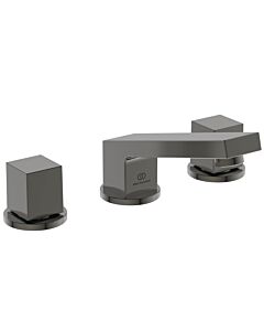 Ideal Standard Extra 3-hole basin mixer tap BD508A5 225x200x98 mm, with waste fitting, projection 140 mm, magnetic grey