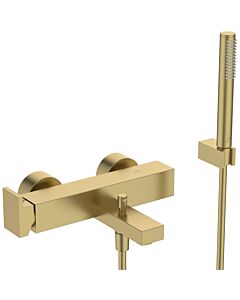 Ideal Standard Extra Bath Tap BD514A2 Surface Mounted, with Hand Shower Set, Brushed Gold