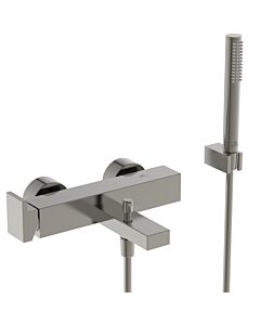 Ideal Standard Extra Wannenarmatur BD514GN 308x210x91 mm, Aufputz, mit Handbrause-Set, silver storm