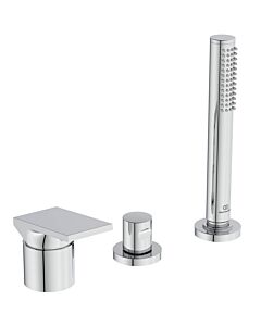 Mitigeur de baignoire 3 trous Ideal Standard Extra BD517AA 233 x 95 x 204 mm, sans bec, avec douchette, chromé