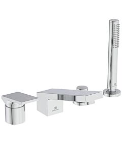 Mitigeur de baignoire Ideal Standard Extra 4 trous BD518AA 348 x 202 x 204 mm, avec bec et douchette, chromé