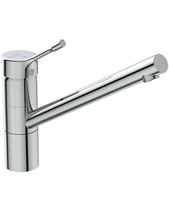 Ideal Standard Robinet de cuisine CeraLook BC295AA chromé, bec centré, saillie 230 mm