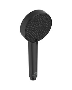 Douchette Ideal Standard Alu+ Eco Idealrain BD990XG 2 fonctions, Ø 10 cm, 6 l, noir mat soyeux