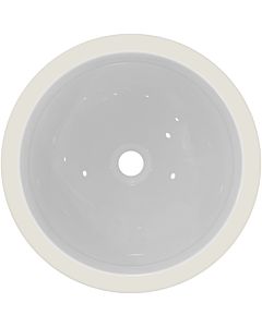 Ideal Standard Unterbau Waschtisch Connect E505401 48 cm, weiss, ohne Hahnloch, mit Überlauf