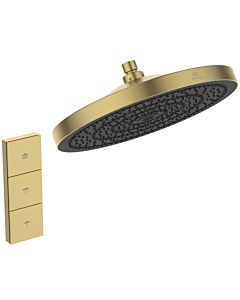 Ideal Standard Douche de pluie Solos A7889A2 3 fonctions, or brossé