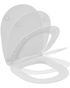 Ideal Standard WC-Sitz Connect Flat E772401 weiß, Softclosing-Scharniere Edelstahl