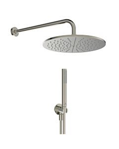 Ideal Standard Idealrain Armaturenpaket BD825GN Unterputz-Wandanschluss, Stabhandbrause, silver storm
