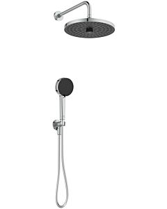 Ideal Standard Idealrain pack de robinetterie BD827AA douche à effet pluie, raccord mural encastré, douchette à main, chromé