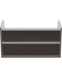 Ideal Standard Connect Air Waschtischunterschrank E0821VY, braun matt/weiss matt, 2 Auszüge