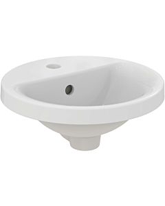 Ideal Standard Connect Einbau Waschtisch E5041MA 38 cm, weiss Ideal Plus, mit Hahnloch und Überlauf