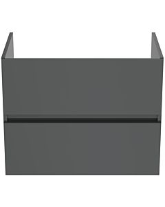 Ideal Standard Eurovit + meuble sous-vasque R0261TI, 700x440x550mm laqué gris brillant, 2 coulissants