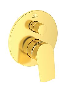 Ideal Standard La Dolce Vita set de finition A7638A2 mitigeur bain à encastrer, sécurité intrinsèque, or brossé