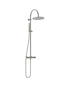 Ideal Standard La Dolce Vita shower system BD674GN with shower fitting, silver storm