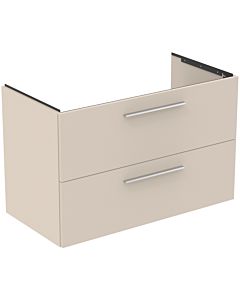 Ideal Standard i.life B furniture vanity unit T5585NF 2 drawers siphon right, 1000x505x630 mm, sand beige matt