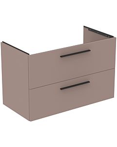 Ideal Standard i.life B Möbelwaschtischunterschrank T5585NH 2 Auszüge Siphon re. 1000x505x630mm Greige matt