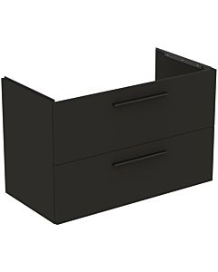 Ideal Standard i.life B furniture vanity unit T5585NV 2 drawers siphon right, 1000x505x630 mm, carbon grey matt