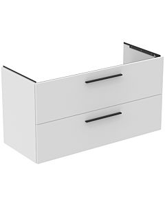 Ideal Standard i.life B Möbelwaschtischunterschrank T5586DU 2 Auszüge Siphon links, 1200x505x630 mm, Weiß matt