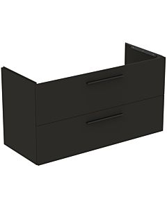 Ideal Standard i.life B furniture vanity unit T5587NV 2 drawers siphon right, 1200x505x630 mm, carbon grey matt
