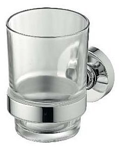 Ideal Standard IOM Glashalter A9121AA verchromt, Kristallglas transparent