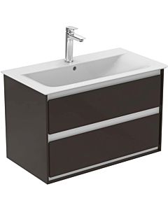 Ideal Standard Connect Air Waschtischunterschrank E0819VY, braun matt/weiss matt, 2 Auszüge
