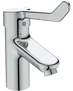 Ideal Standard CeraPlus 2 Waschtischarmatur BC098AA, chrom, ohne Ablaufgarnitur, Klinikhebel