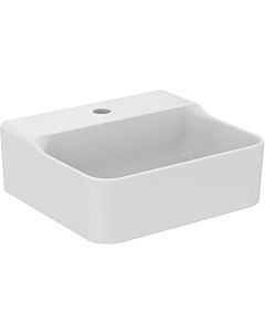 Ideal Standard Conca lave-mains T3878MA 400x350mm, sans trop-plein, terre, trou robinetterie 2000 , blanc Ideal Plus