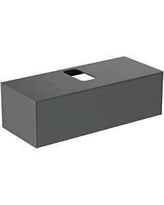 Ideal Standard Conca vanity unit T3931Y2 with cut-out, 2000 pull-out, 120x50.5x37 cm, center, matt anthracite lacquered