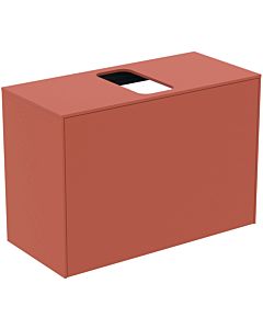 Ideal Standard Conca Waschtisch-Unterschrank T3935Y3 mit Ausschnitt, 1 Auszug, 80x37x55 cm, mittig, Sunset matt lackiert
