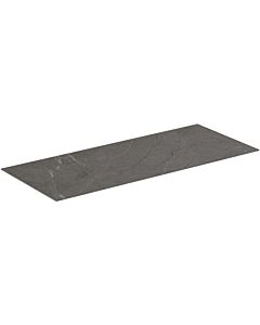 Ideal Standard Conca Keramik-Waschtisch-Platte T3972DI Ausladung 50,5cm, 120 x 50,5 x 0,6 cm, Pietra Grau