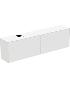 Ideal Standard Conca Waschtisch-Unterschrank T3998Y1 mit Ausschnitt, 2 Auszüge, 200 x 37 x 55 cm, Weiß matt lackiert
