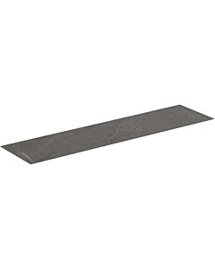 Ideal Standard Conca Keramik-Waschtisch-Platte T4204DI Ausladung 50,5cm, 200 x 50,5 x 0,6 cm, Pietra Grau