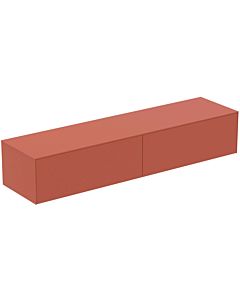 Ideal Standard Conca Waschtisch-Unterschrank T4316Y3 ohne Ausschnitt, 2 Auszüge, 200x50,5x37 cm, Sunset matt lackiert
