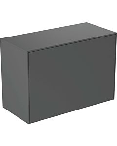Ideal Standard Conca vanity unit T4318Y2 without cut-out, 2000 pull-out, 80 x 37 x 55 cm, matt anthracite lacquered
