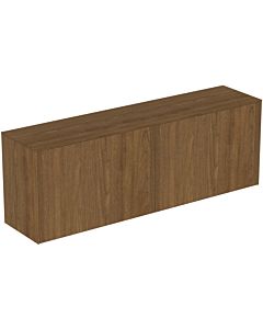 Ideal Standard Waschtisch-Unterschrank T4331Y5 ohne Ausschnitt, 2 Auszüge, 160 x 37 x 55 cm, Walnuss dunkel Furnier