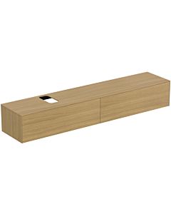 Ideal Standard vasque Conca T4334Y6 240x50.5x37cm, avec découpe, 2 Eiche hell , placage Eiche hell